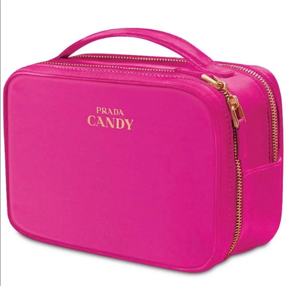 Prada Bags Prada Candy Cosmetic Bag Makeup Case Pouch New Poshmark
